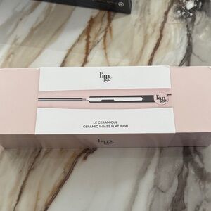 l'ange Le Ceramique Ceramic 1-Pass Flat Iron - Pink